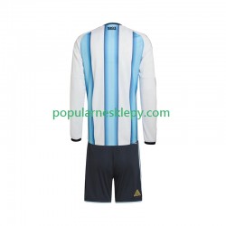 Koszulka Długi dla Dzieci Reprezentacji Argentyny Pierwszy strój World Cup 2026