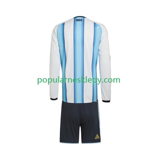 Koszulka Długi dla Dzieci Reprezentacji Argentyny Pierwszy strój World Cup 2026
