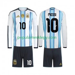 Koszulka Długi dla Dzieci Reprezentacji Argentyny Pierwszy strój Lionel Messi 10 World Cup 2026