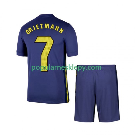 Koszulka Krótka dla Dzieci Atlético Madryt Drugi strój Antoine Griezmann 7 2025-2026 Koszulka Krótka dla Dzieci Atlético Madryt Drugi strój Antoine Griezmann 7 2025-2026