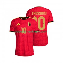 Koszulka Krótka Męska Reprezentacji Belgii Pierwszy strój Leandro Trossard 10 World Cup 2026