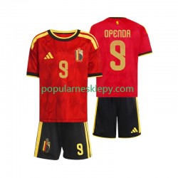 Koszulka Krótka dla Dzieci Reprezentacji Belgii Pierwszy strój Openda 9 World Cup 2026