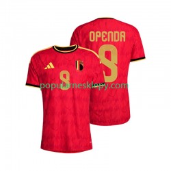 Koszulka Krótka Męska Reprezentacji Belgii Pierwszy strój Openda 9 World Cup 2026