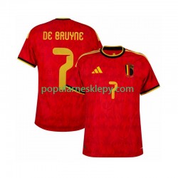 Koszulka Krótka Męska Reprezentacji Belgii Pierwszy strój de bruyne 7 World Cup 2026