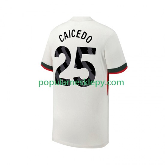 Koszulka Krótka Męska Chelsea Drugi strój Moises Caicedo 25 2025-2026