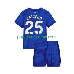Koszulka Krótka dla Dzieci Chelsea Pierwszy strój Moises Caicedo 25 2025-2026