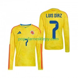 Koszulka Długi Męska Reprezentacji Kolumbii Pierwszy strój Luis Diaz 7 World Cup 2026