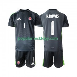 Koszulka Krótka dla Dzieci Bramkarz Reprezentacji Kostaryki Drugi strój Keylor Navas 1 2025