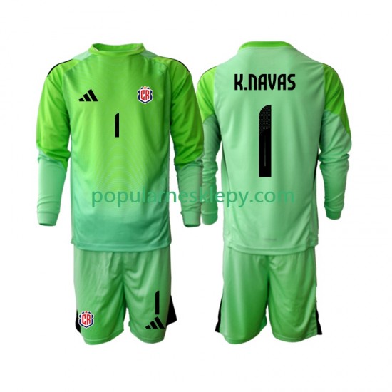 Koszulka Długi dla Dzieci Bramkarz Reprezentacji Kostaryki Pierwszy strój Keylor Navas 1 2025