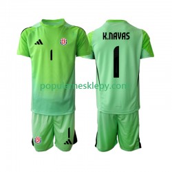 Koszulka Krótka dla Dzieci Bramkarz Reprezentacji Kostaryki Pierwszy strój Keylor Navas 1 2025