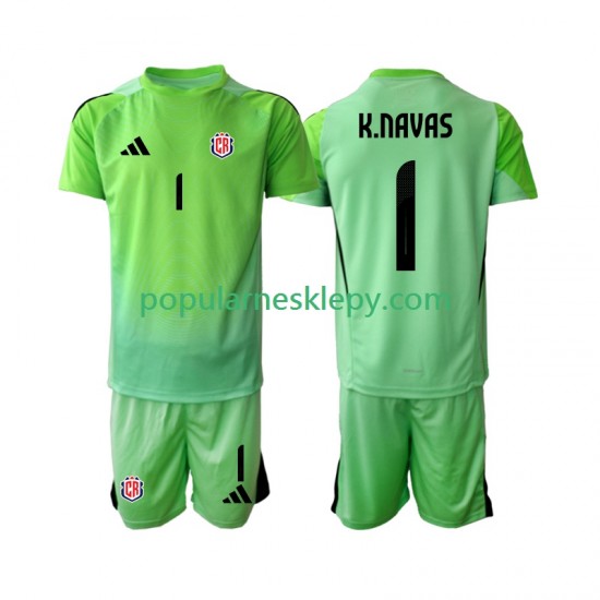 Koszulka Krótka dla Dzieci Bramkarz Reprezentacji Kostaryki Pierwszy strój Keylor Navas 1 2025