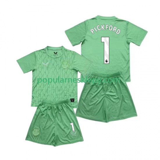 Koszulka Krótka dla Dzieci Bramkarz Everton Pierwszy strój Pickford 1 2025-2026