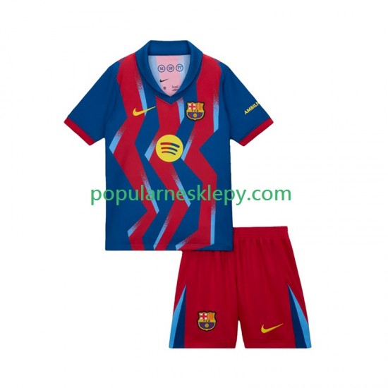 Koszulka Krótka dla Dzieci FC Barcelona Czwarty strój 2025-2026
