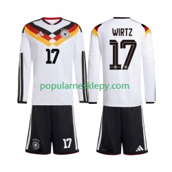 Koszulka Długi dla Dzieci Reprezentacji Niemiec Pierwszy strój Florian Wirtz 17 World Cup 2026
