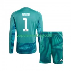 Koszulka Długi dla Dzieci Bramkarz Reprezentacji Niemiec Pierwszy strój Manuel Neuer 1 World Cup 2026