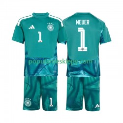 Koszulka Krótka dla Dzieci Bramkarz Reprezentacji Niemiec Pierwszy strój Manuel Neuer 1 World Cup 2026