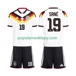 Koszulka Krótka dla Dzieci Reprezentacji Niemiec Pierwszy strój Leroy Sane 19 World Cup 2026