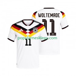 Koszulka Krótka Męska Reprezentacji Niemiec Pierwszy strój Woltemade 11 World Cup 2026