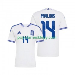 Koszulka Krótka Męska Reprezentacji Grecji Pierwszy strój Vangelis Pavlidis 14 2026