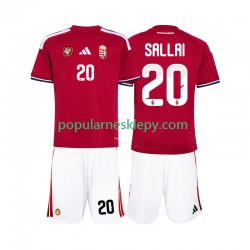 Koszulka Krótka dla Dzieci Reprezentacji Węgier Pierwszy strój Sallai 20 World Cup 2026