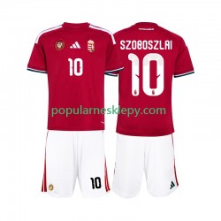 Koszulka Krótka dla Dzieci Reprezentacji Węgier Pierwszy strój Szoboszlai 10 World Cup 2026