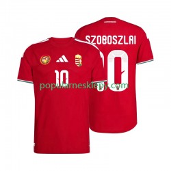 Koszulka Krótka Męska Reprezentacji Węgier Pierwszy strój Szoboszlai 10 World Cup 2026