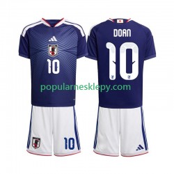 Koszulka Krótka dla Dzieci Reprezentacji Japonii Pierwszy strój Ritsu Doan 10 World Cup 2026