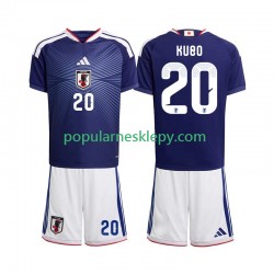 Koszulka Krótka dla Dzieci Reprezentacji Japonii Pierwszy strój Kubo 20 World Cup 2026