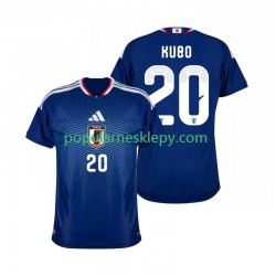 Koszulka Krótka Męska Reprezentacji Japonii Pierwszy strój Kubo 20 World Cup 2026
