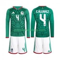 Koszulka Długi dla Dzieci Reprezentacji Meksyku Pierwszy strój Edson Alvarez 4 World Cup 2026