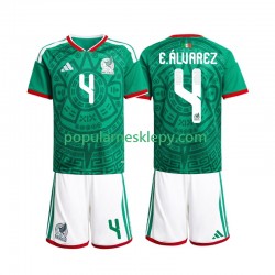 Koszulka Krótka dla Dzieci Reprezentacji Meksyku Pierwszy strój Edson Alvarez 4 World Cup 2026