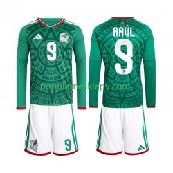 Koszulka Długi dla Dzieci Reprezentacji Meksyku Pierwszy strój Raul Jimenez 9 World Cup 2026