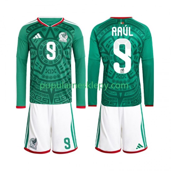 Koszulka Długi dla Dzieci Reprezentacji Meksyku Pierwszy strój Raul Jimenez 9 World Cup 2026