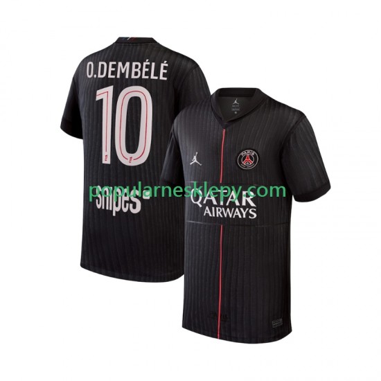 Koszulka Krótka Męska Paris Saint-Germain Czwarty strój Ousmane Dembele 10 2025-2026 Koszulka Krótka Męska Paris Saint-Germain Czwarty strój Ousmane Dembele 10 2025-2026