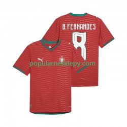 Koszulka Krótka Męska Reprezentacji Portugalii Pierwszy strój Bruno Fernandes 8 World Cup 2026