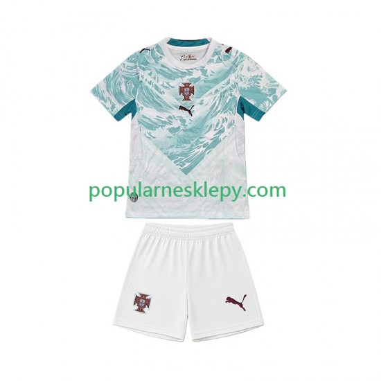 Koszulka Krótka dla Dzieci Reprezentacji Portugalii Drugi strój World Cup 2026