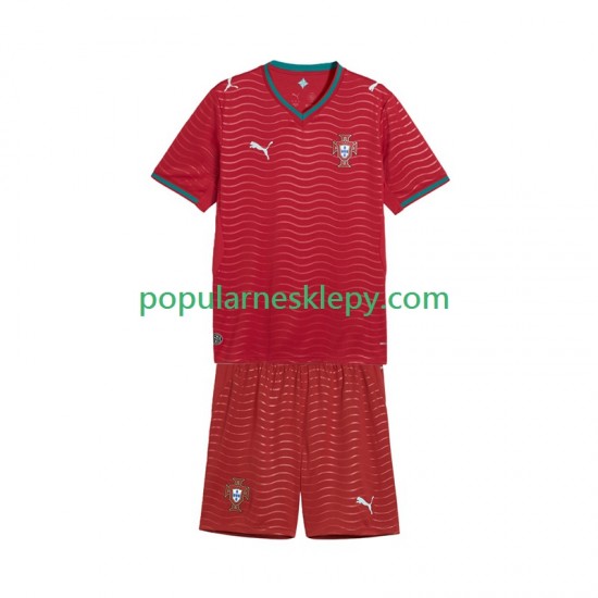 Koszulka Krótka dla Dzieci Reprezentacji Portugalii Pierwszy strój World Cup 2026 Koszulka Krótka dla Dzieci Reprezentacji Portugalii Pierwszy strój World Cup 2026