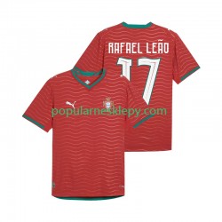 Koszulka Krótka Męska Reprezentacji Portugalii Pierwszy strój Rafael Leao 17 World Cup 2026