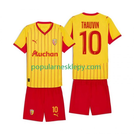 Koszulka Krótka dla Dzieci RC Lens Pierwszy strój Florian Thauvin 10 2025-2026