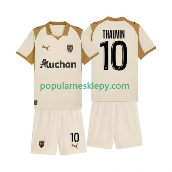 Koszulka Krótka dla Dzieci RC Lens Trzeci strój Florian Thauvin 10 2025-2026