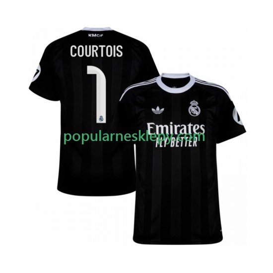 Koszulka Krótka Męska Bramkarz Real Madryt Trzeci strój Thibaut Courtois 1 2025-2026 Koszulka Krótka Męska Bramkarz Real Madryt Trzeci strój Thibaut Courtois 1 2025-2026