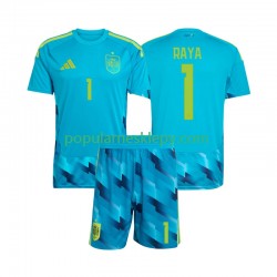Koszulka Krótka dla Dzieci Bramkarz Reprezentacji Hiszpanii Pierwszy strój David Raya 1 World Cup 2026