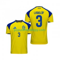 Koszulka Krótka Męska Reprezentacji Szwecji Pierwszy strój Victor Lindelof 3 2026