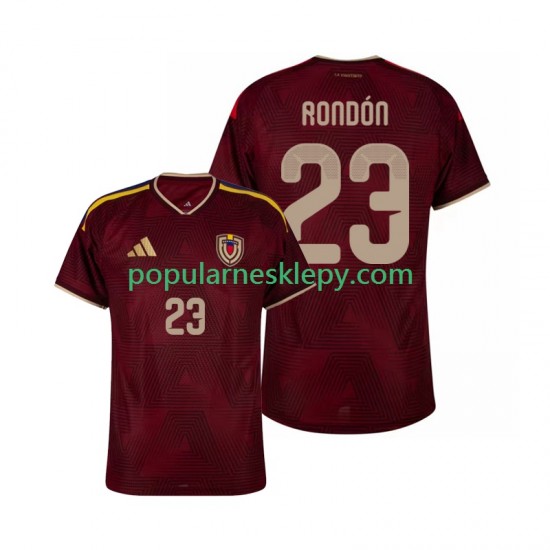 Koszulka Krótka Męska Reprezentacji Wenezueli Pierwszy strój Salomon Rondon 23 2026 Koszulka Krótka Męska Reprezentacji Wenezueli Pierwszy strój Salomon Rondon 23 2026