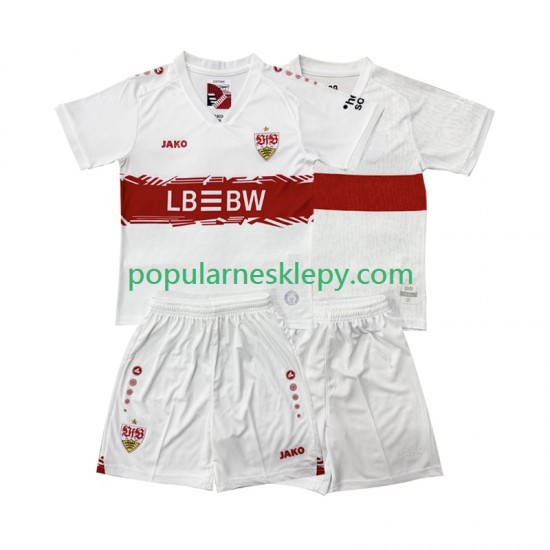 Koszulka Krótka dla Dzieci VfB Stuttgart Pierwszy strój 2025-2026