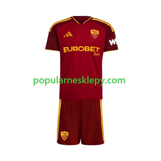 Koszulka Krótka dla Dzieci AS Roma Pierwszy strój 2026-2027