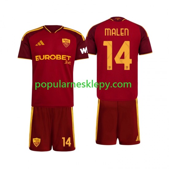 Koszulka Krótka dla Dzieci AS Roma Pierwszy strój Donyell Malen 14 2026-2027