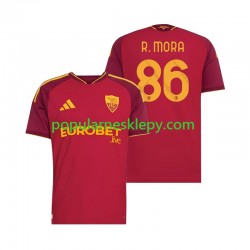Koszulka Krótka Męska AS Roma Pierwszy strój Rodrigo Mora 86 2026-2027
