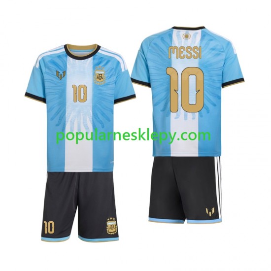 Koszulka Krótka dla Dzieci Reprezentacji Argentyny Pierwszy strój Lionel Messi 10 Special 2026-2027