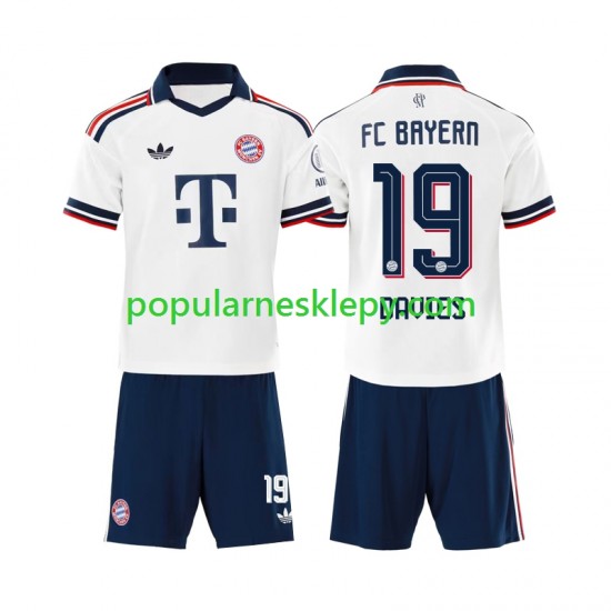 Koszulka Krótka dla Dzieci Bayern Monachium Drugi strój Alphonso Davies 19 2026-2027 Koszulka Krótka dla Dzieci Bayern Monachium Drugi strój Alphonso Davies 19 2026-2027
